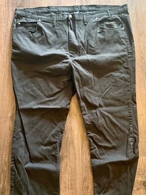 Full Blue Men's Big & Tall Straight Leg Pants - Black - 52x30